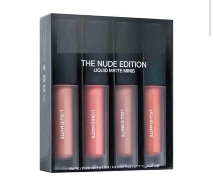 Nude Red Edition Different Shades Liquid Lipstick Set of 4