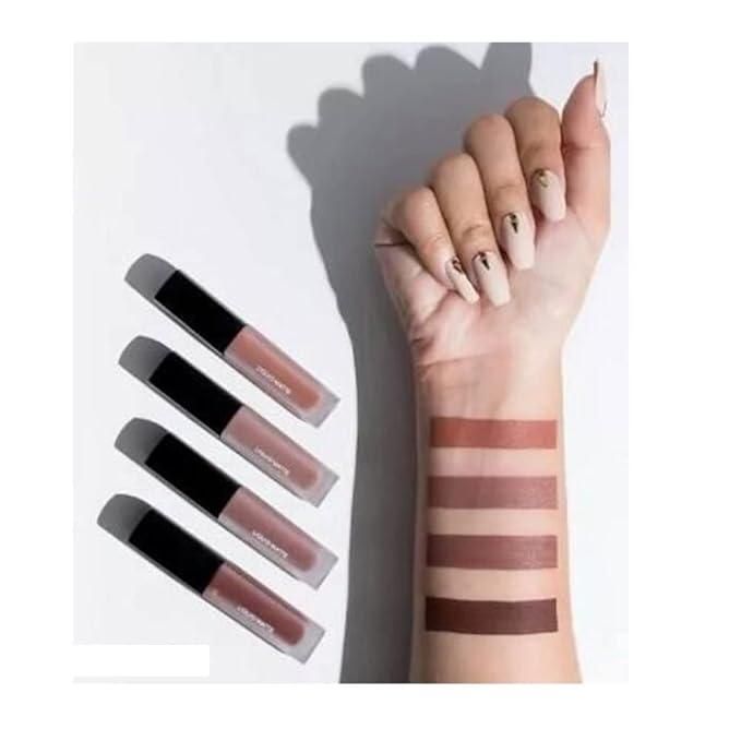 Nude Red Edition Different Shades Liquid Lipstick Set of 4